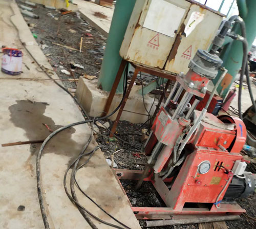 酉阳设备基础下沉注浆