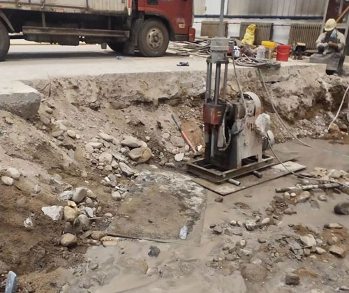 酉阳公路下沉压浆